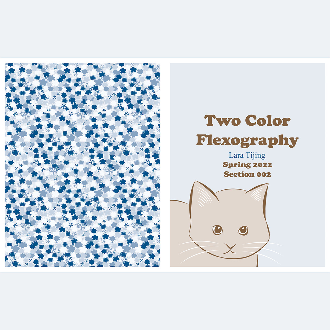 2 Color Flexography booklet